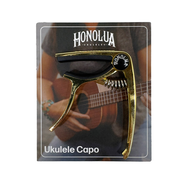 Honolua Ukuleles Ukulele Trigger Capo - Gold