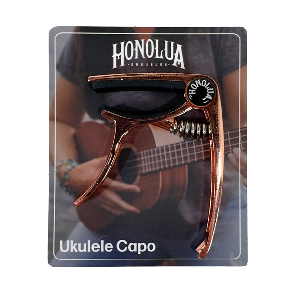 Honolua Ukuleles Ukulele Trigger Capo - Rose Gold