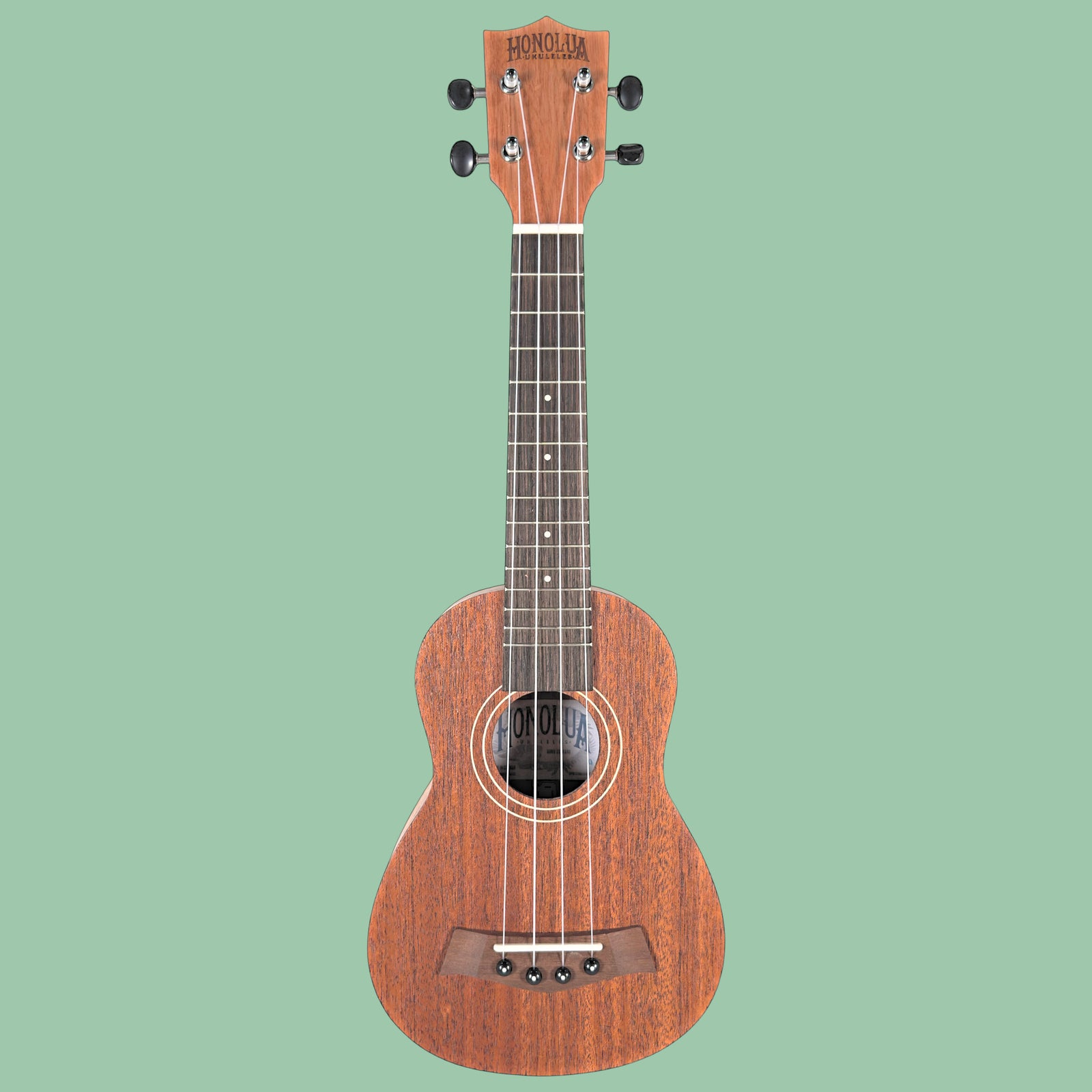 Honolua Honu Soprano Ukulele, full front view