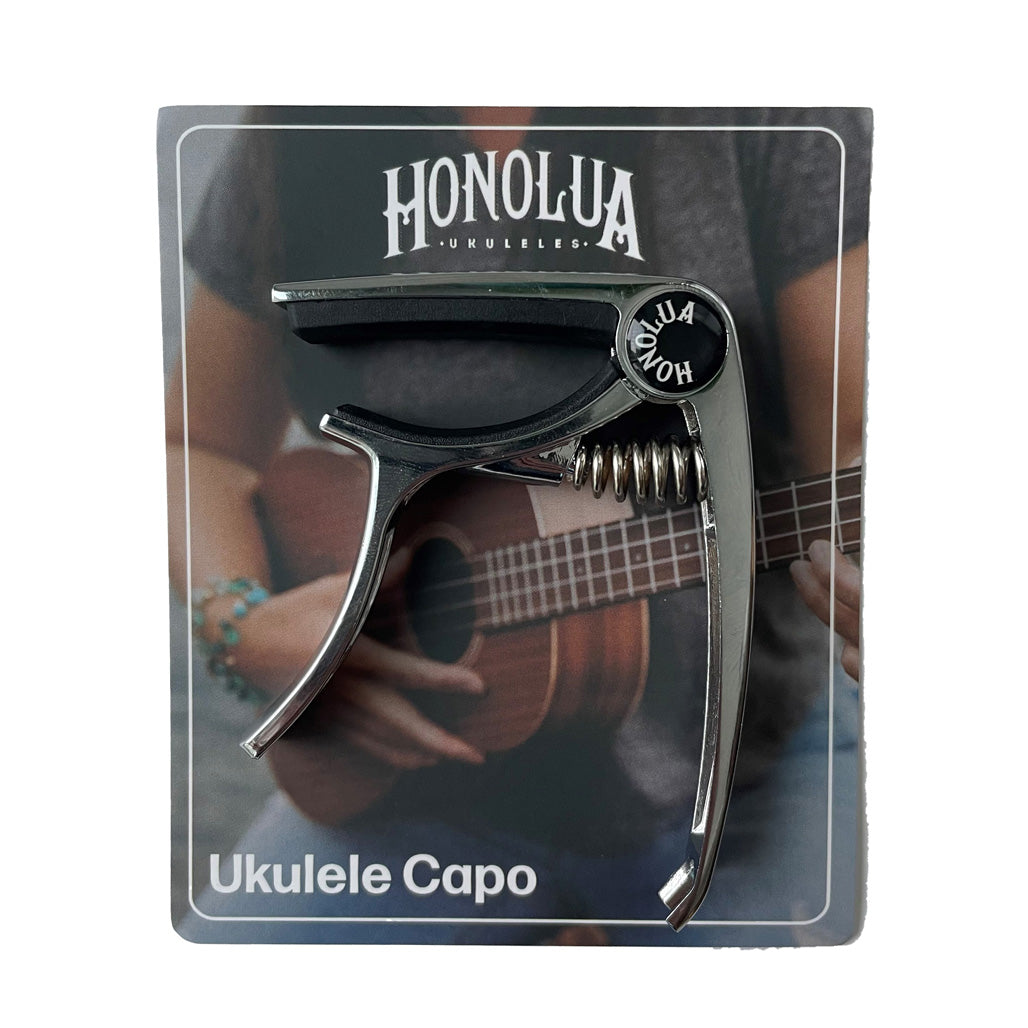 Honolua Ukuleles Ukulele Trigger Capo - Silver