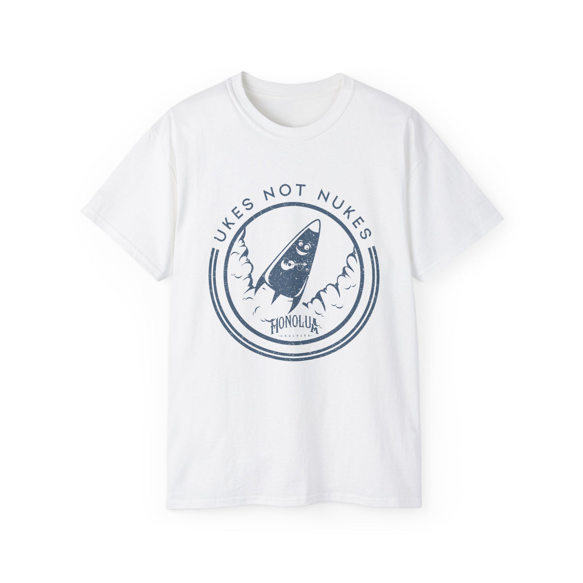 Honolua Ukuleles Ukes Not Nukes T-Shirt - Unisex