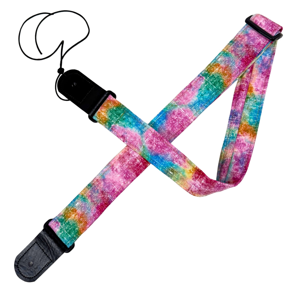 Quilts and Ukuleles Cotton Candy 1.5" Ukulele Strap