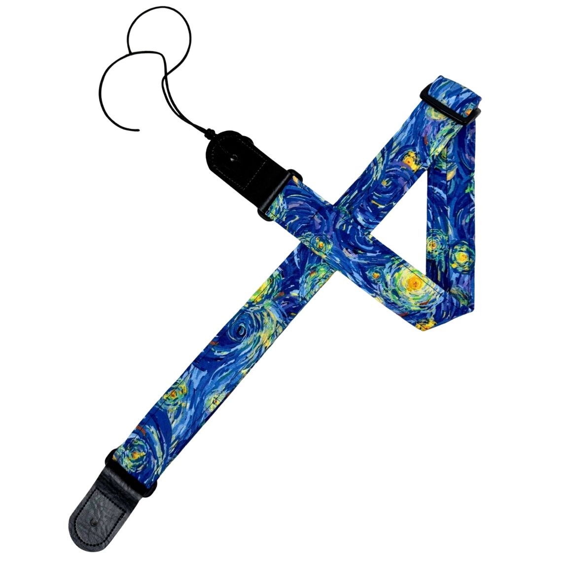 Quilts and Ukuleles Starry Night 1.5" Ukulele Strap