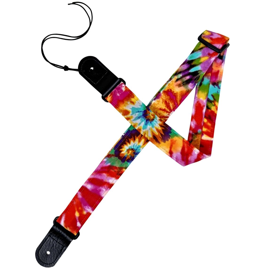 Quilts and Ukuleles Tie Dye 1.5" Ukulele Strap