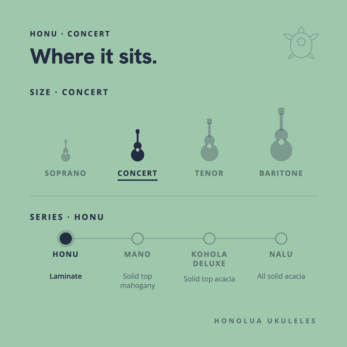 Where the Honu Concert sits in the Honolua lineup