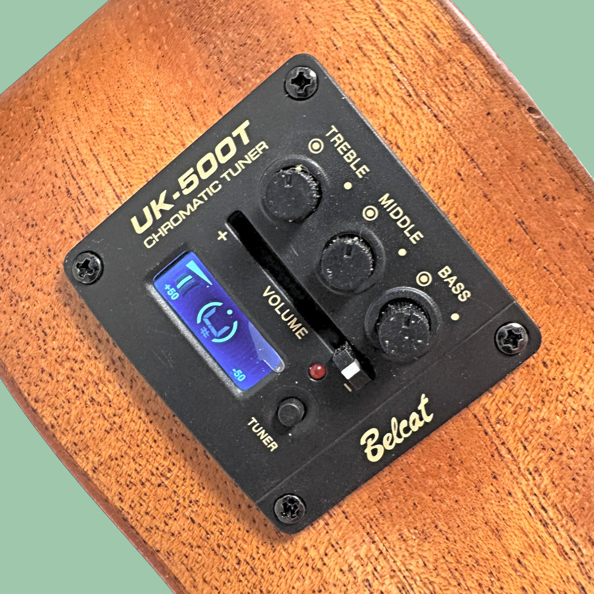 Ukulélé électrique acoustique ténor Honu