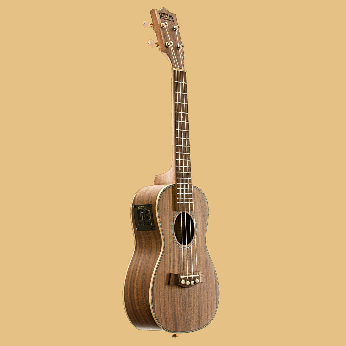 Kohala Deluxe Solid Top Concert Acoustique Électrique Ukulélé