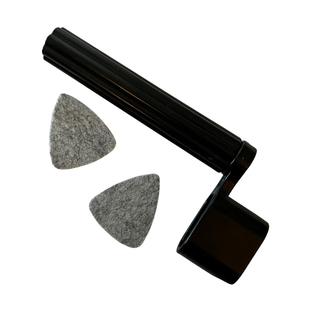 Ensemble d'accessoires de base Honolua Ukuleles avec enrouleur de cordes et médiators en feutre